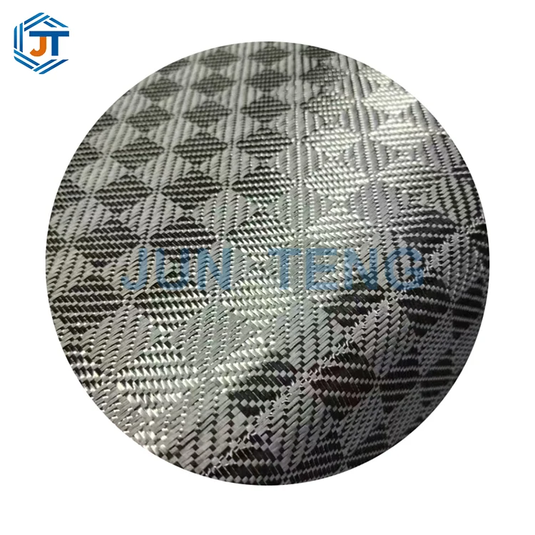 Tessuto in fibra di carbonio jacquard 3K